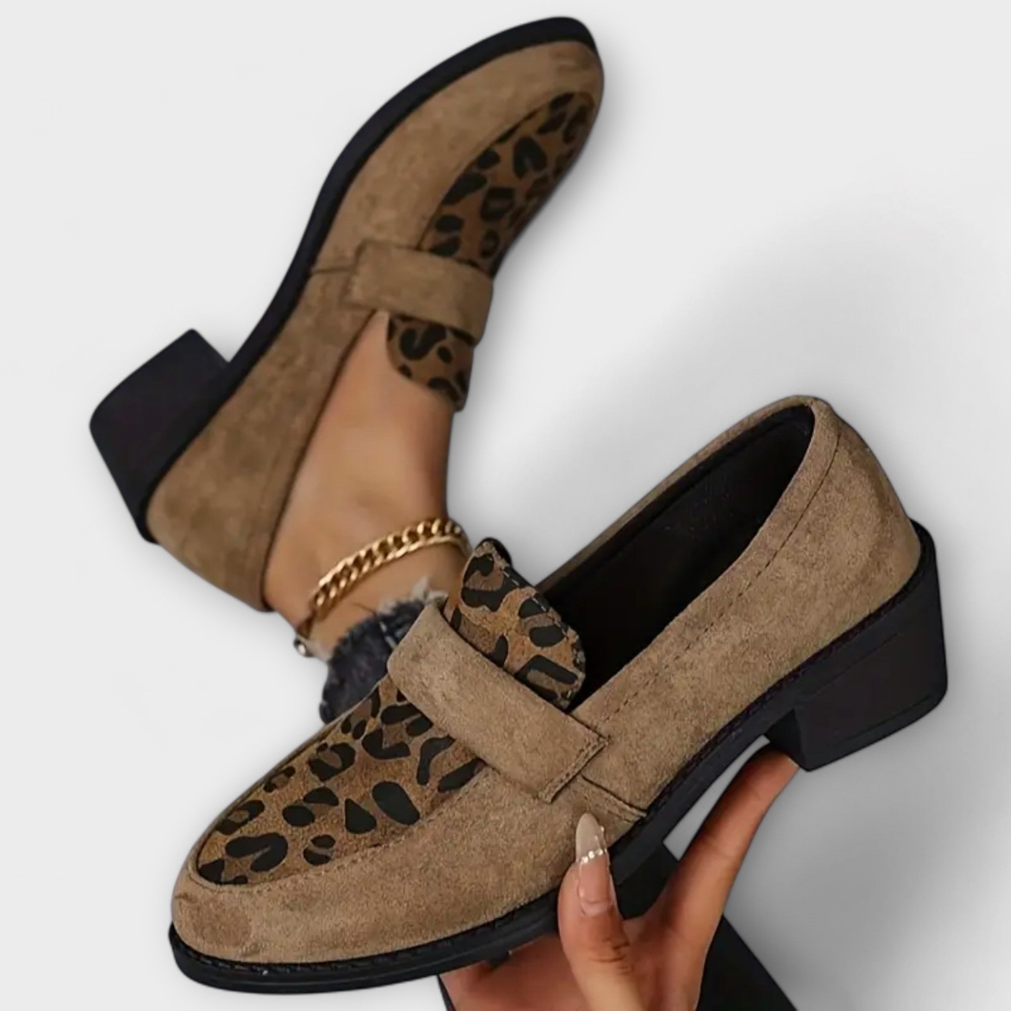 Nowak™ | Eleganckie buty damskie z nadrukiem w panterkę